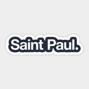 Saint Paul. Sticker